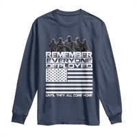 R.E.D Friday Long Sleeve Shirt Remember Everyone Deployed Military US Flag - Wonder Print Shop