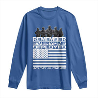 R.E.D Friday Long Sleeve Shirt Remember Everyone Deployed Military US Flag - Wonder Print Shop