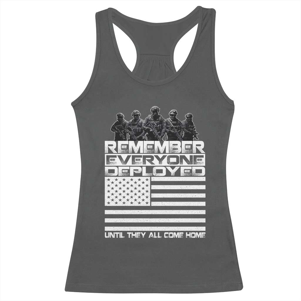 R.E.D Friday Racerback Tank Top Remember Everyone Deployed Military US Flag - Wonder Print Shop