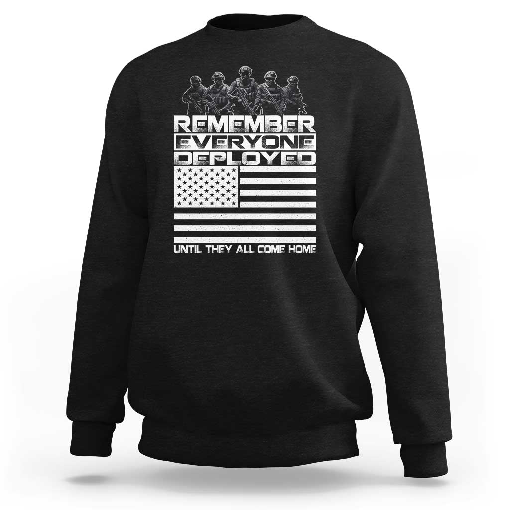 R.E.D Friday Sweatshirt Remember Everyone Deployed Military US Flag - Wonder Print Shop