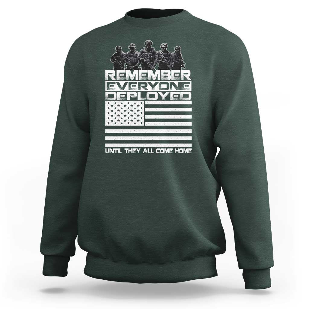R.E.D Friday Sweatshirt Remember Everyone Deployed Military US Flag - Wonder Print Shop
