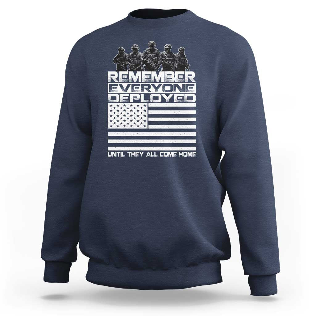 R.E.D Friday Sweatshirt Remember Everyone Deployed Military US Flag - Wonder Print Shop