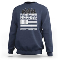 R.E.D Friday Sweatshirt Remember Everyone Deployed Military US Flag - Wonder Print Shop