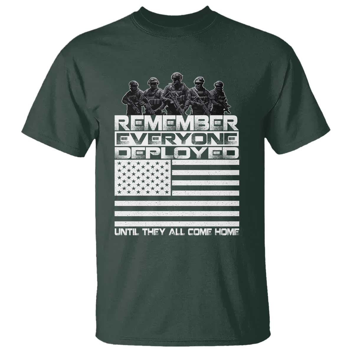 R.E.D Friday T Shirt Remember Everyone Deployed Military US Flag - Wonder Print Shop