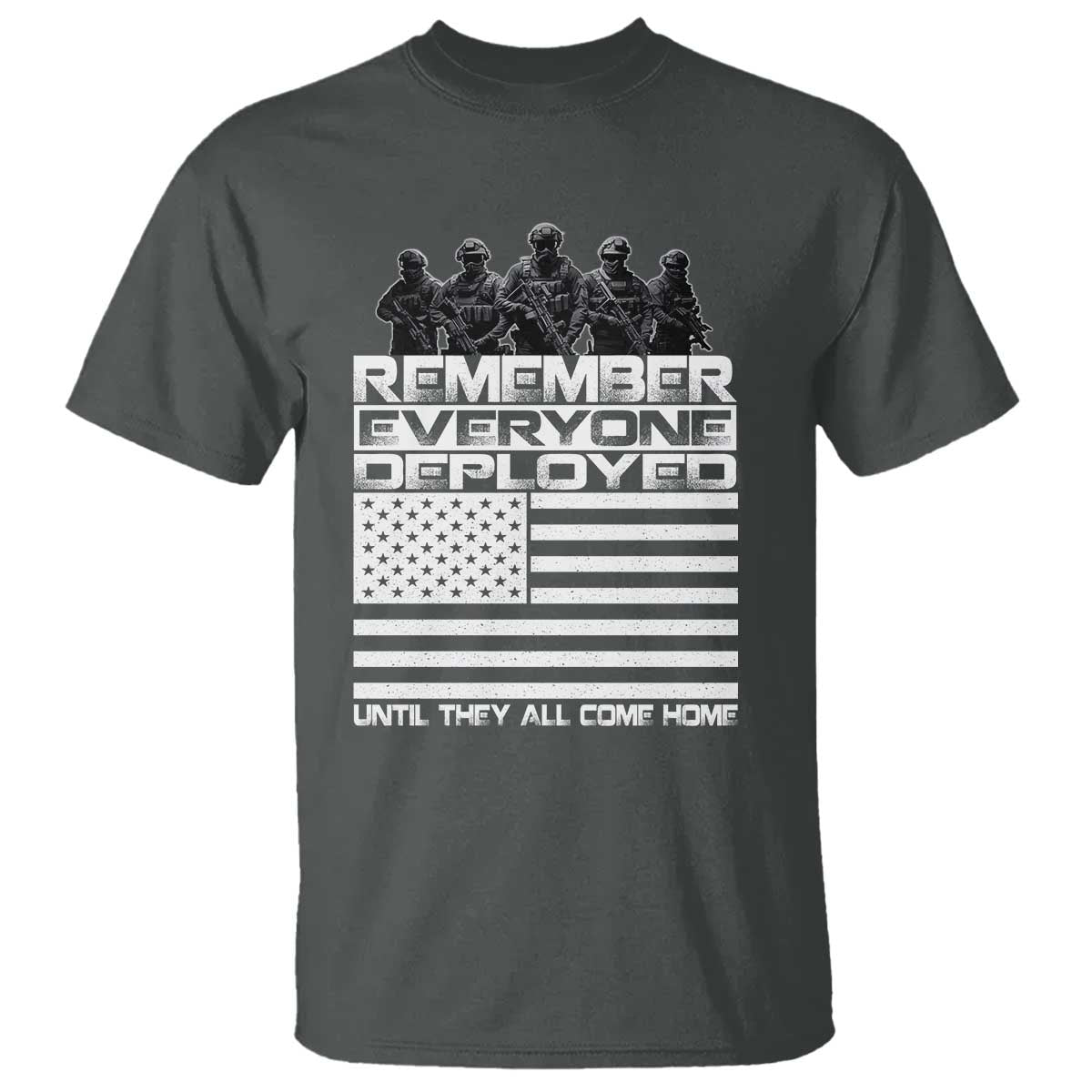 R.E.D Friday T Shirt Remember Everyone Deployed Military US Flag - Wonder Print Shop