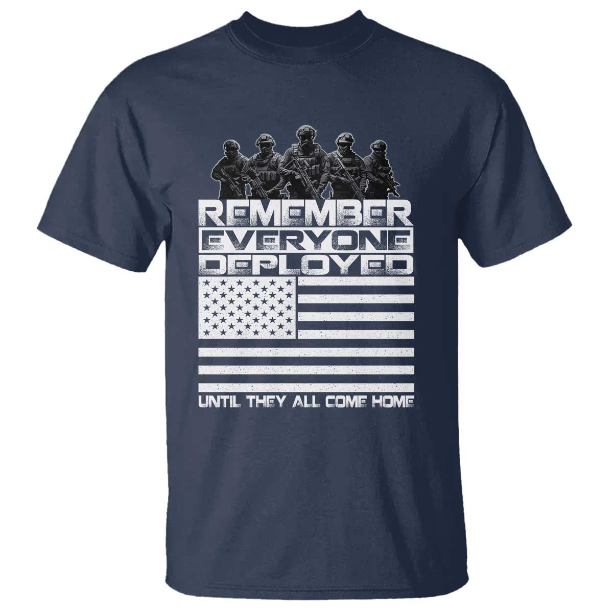 R.E.D Friday T Shirt Remember Everyone Deployed Military US Flag - Wonder Print Shop