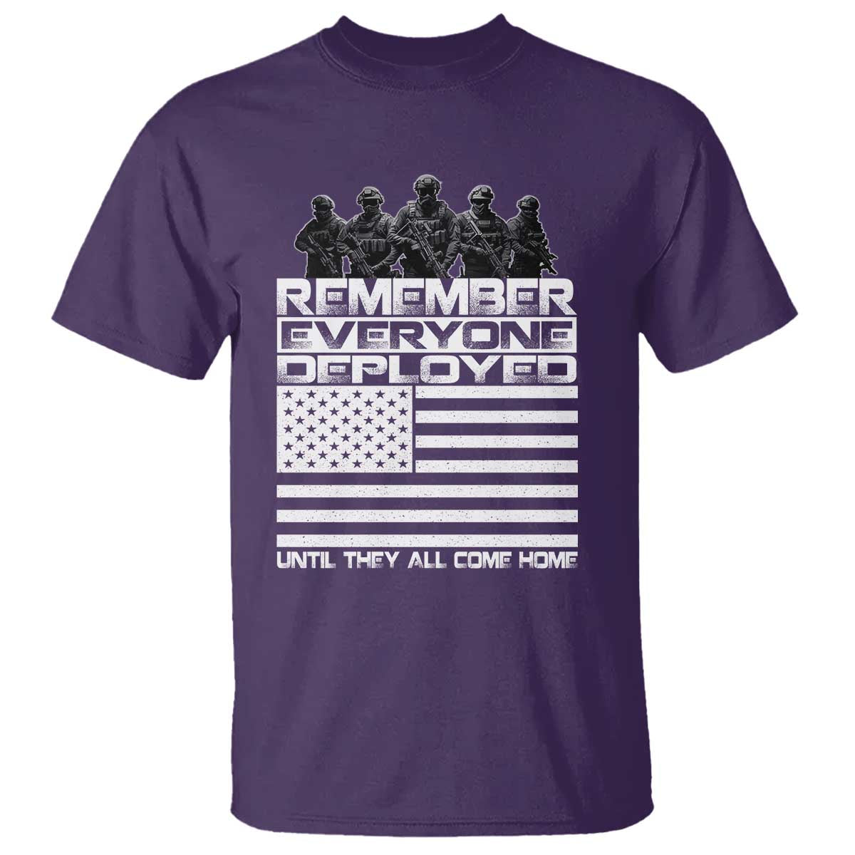 R.E.D Friday T Shirt Remember Everyone Deployed Military US Flag - Wonder Print Shop