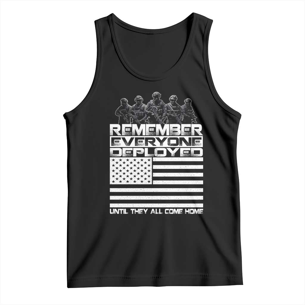 R.E.D Friday Tank Top Remember Everyone Deployed Military US Flag - Wonder Print Shop