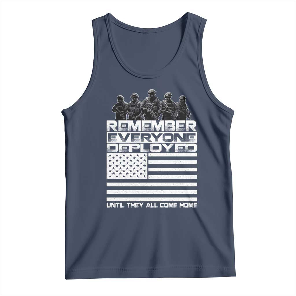 R.E.D Friday Tank Top Remember Everyone Deployed Military US Flag - Wonder Print Shop