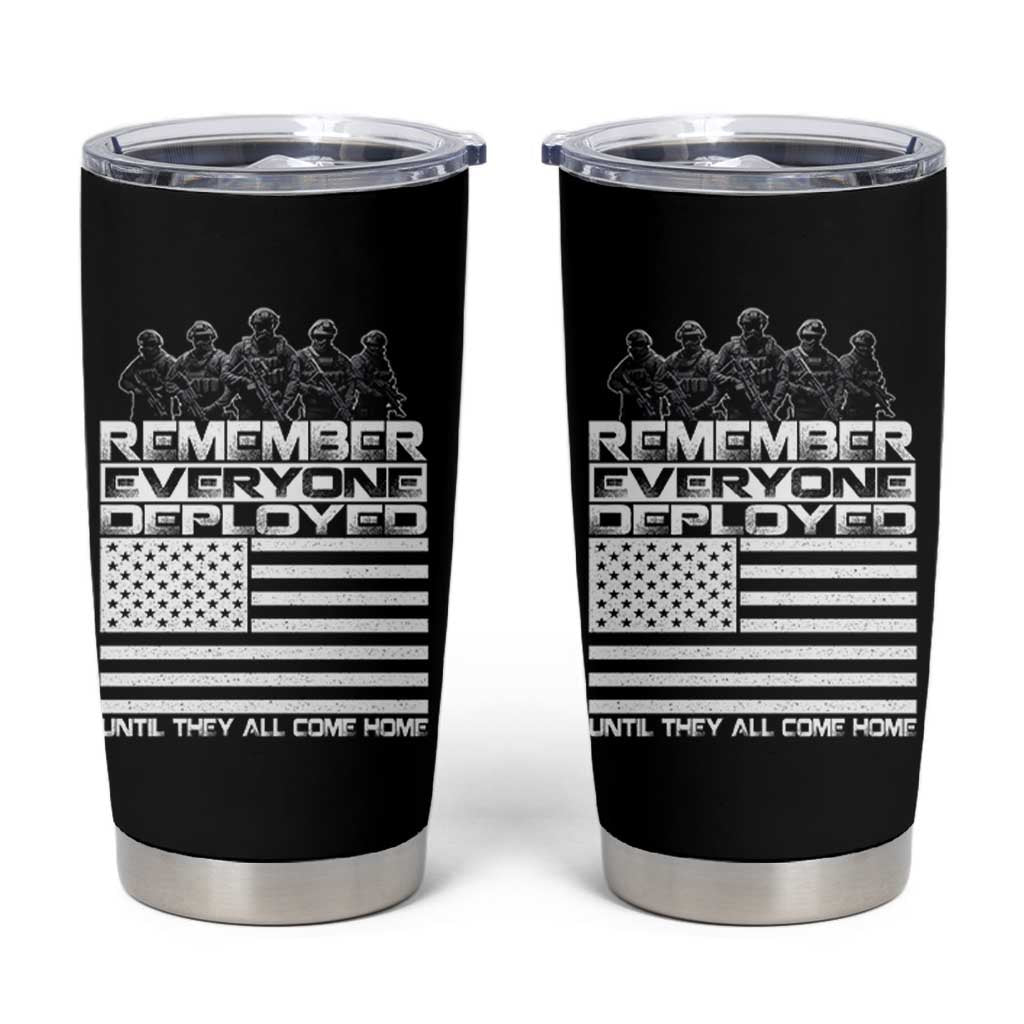 R.E.D Friday Tumbler Cup Remember Everyone Deployed Military US Flag - Wonder Print Shop