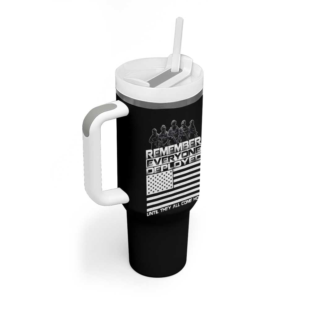 R.E.D Friday Tumbler With Handle Remember Everyone Deployed Military US Flag - Wonder Print Shop