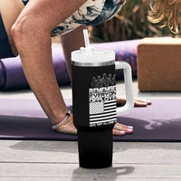 R.E.D Friday Tumbler With Handle Remember Everyone Deployed Military US Flag - Wonder Print Shop