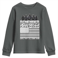 R.E.D Friday Youth Sweatshirt Remember Everyone Deployed Military US Flag - Wonder Print Shop