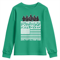 R.E.D Friday Youth Sweatshirt Remember Everyone Deployed Military US Flag - Wonder Print Shop