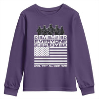 R.E.D Friday Youth Sweatshirt Remember Everyone Deployed Military US Flag - Wonder Print Shop