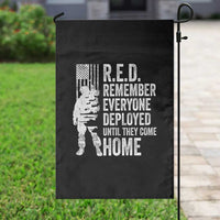 R.E.D Friday Garden Flag Remember Everyone Deployed American Flag Military Supportive - Wonder Print Shop