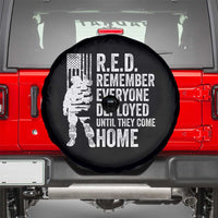 R.E.D Friday Spare Tire Cover Remember Everyone Deployed American Flag Military Supportive - Wonder Print Shop