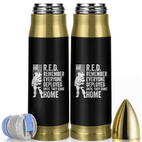 R.E.D Friday Bullet Tumbler Remember Everyone Deployed American Flag Military Supportive - Wonder Print Shop