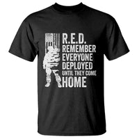 R.E.D Friday T Shirt Remember Everyone Deployed American Flag Military Supportive - Wonder Print Shop