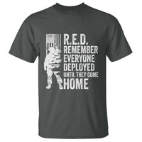 R.E.D Friday T Shirt Remember Everyone Deployed American Flag Military Supportive - Wonder Print Shop