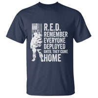 R.E.D Friday T Shirt Remember Everyone Deployed American Flag Military Supportive - Wonder Print Shop