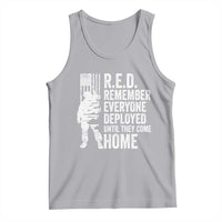 R.E.D Friday Tank Top Remember Everyone Deployed American Flag Military Supportive - Wonder Print Shop