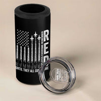 RED Friday Remember Everyone Deployed 4 in 1 Can Cooler Tumbler Military American Flag - Wonder Print Shop