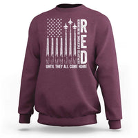 RED Friday Remember Everyone Deployed Sweatshirt Military American Flag - Wonder Print Shop