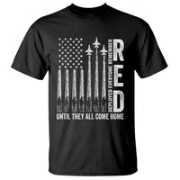 RED Friday Remember Everyone Deployed T Shirt Military American Flag - Wonder Print Shop