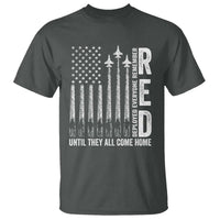 RED Friday Remember Everyone Deployed T Shirt Military American Flag - Wonder Print Shop