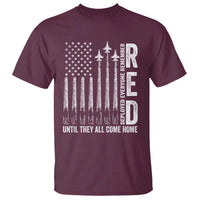 RED Friday Remember Everyone Deployed T Shirt Military American Flag - Wonder Print Shop