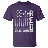 RED Friday Remember Everyone Deployed T Shirt Military American Flag - Wonder Print Shop