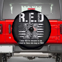 On Friday We Wear Red Military R.E.D Friday Spare Tire Cover American Flag - Wonder Print Shop