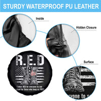 On Friday We Wear Red Military R.E.D Friday Spare Tire Cover American Flag - Wonder Print Shop