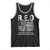 On Friday We Wear Red Military R.E.D Friday Tank Top American Flag - Wonder Print Shop