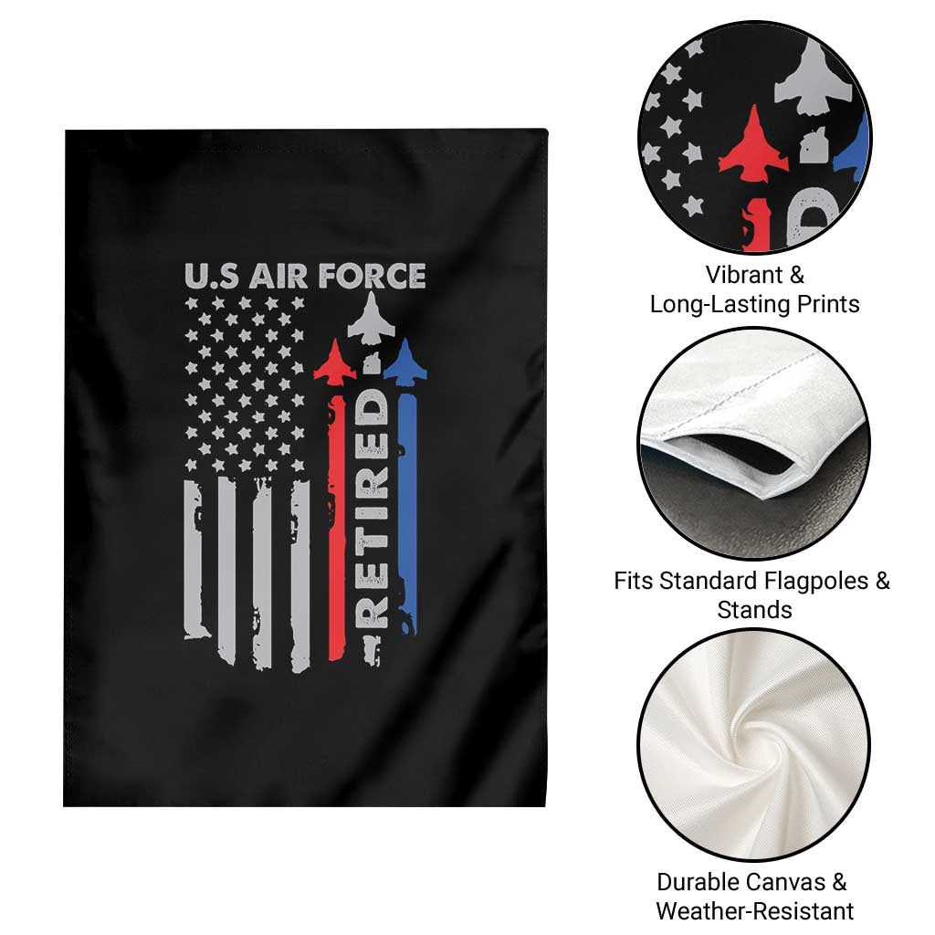 Veteran US Air Force Garden Flag Vintage USA Flag Veterans - Wonder Print Shop