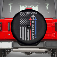 Veteran US Air Force Spare Tire Cover Vintage USA Flag Veterans - Wonder Print Shop