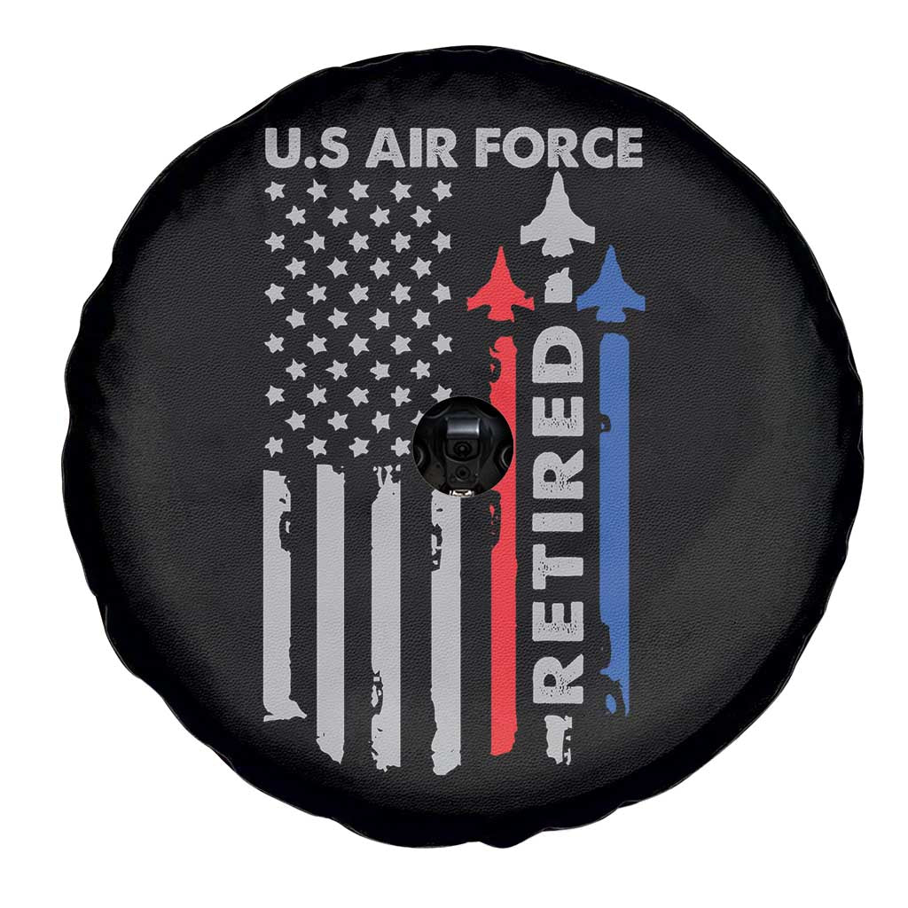 Veteran US Air Force Spare Tire Cover Vintage USA Flag Veterans - Wonder Print Shop