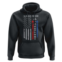 Veteran US Air Force Hoodie Vintage USA Flag Veterans - Wonder Print Shop