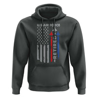 Veteran US Air Force Hoodie Vintage USA Flag Veterans - Wonder Print Shop