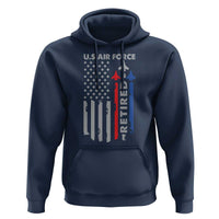 Veteran US Air Force Hoodie Vintage USA Flag Veterans - Wonder Print Shop