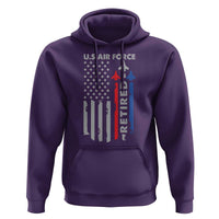Veteran US Air Force Hoodie Vintage USA Flag Veterans - Wonder Print Shop