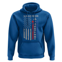 Veteran US Air Force Hoodie Vintage USA Flag Veterans - Wonder Print Shop