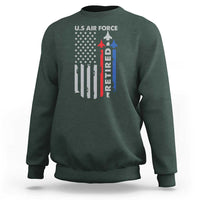 Veteran US Air Force Sweatshirt Vintage USA Flag Veterans - Wonder Print Shop