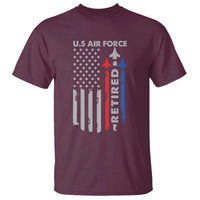 Veteran US Air Force T Shirt Vintage USA Flag Veterans - Wonder Print Shop
