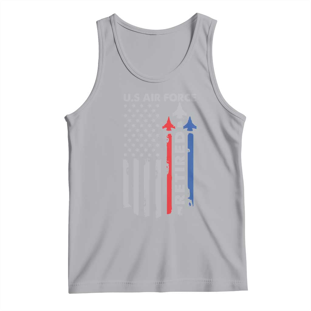 Veteran US Air Force Tank Top Vintage USA Flag Veterans - Wonder Print Shop