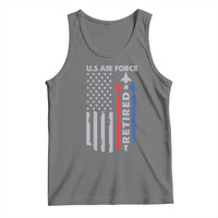Veteran US Air Force Tank Top Vintage USA Flag Veterans - Wonder Print Shop