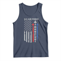 Veteran US Air Force Tank Top Vintage USA Flag Veterans - Wonder Print Shop