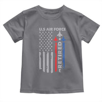 Veteran US Air Force Toddler T Shirt Vintage USA Flag Veterans - Wonder Print Shop
