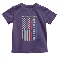 Veteran US Air Force Toddler T Shirt Vintage USA Flag Veterans - Wonder Print Shop